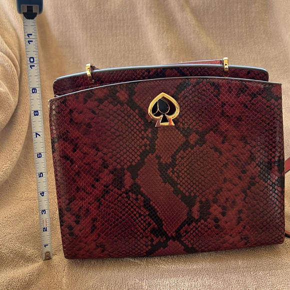 Kate Spade Snake Embossed Satchel - Picture 14 of 16